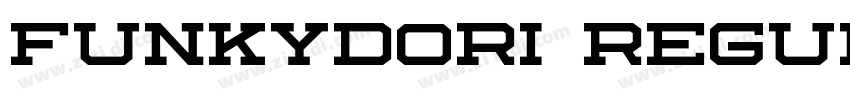 Funkydori Regular字体转换